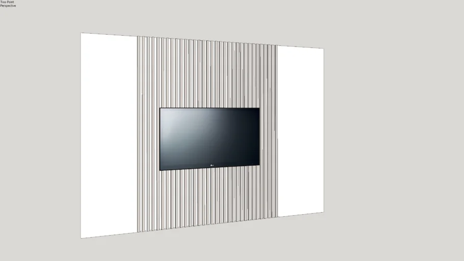 tv sobre panel