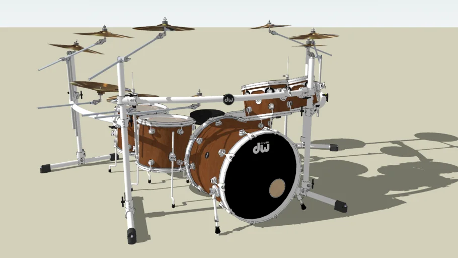 DW Collectors Series Natural w/ White Hardware