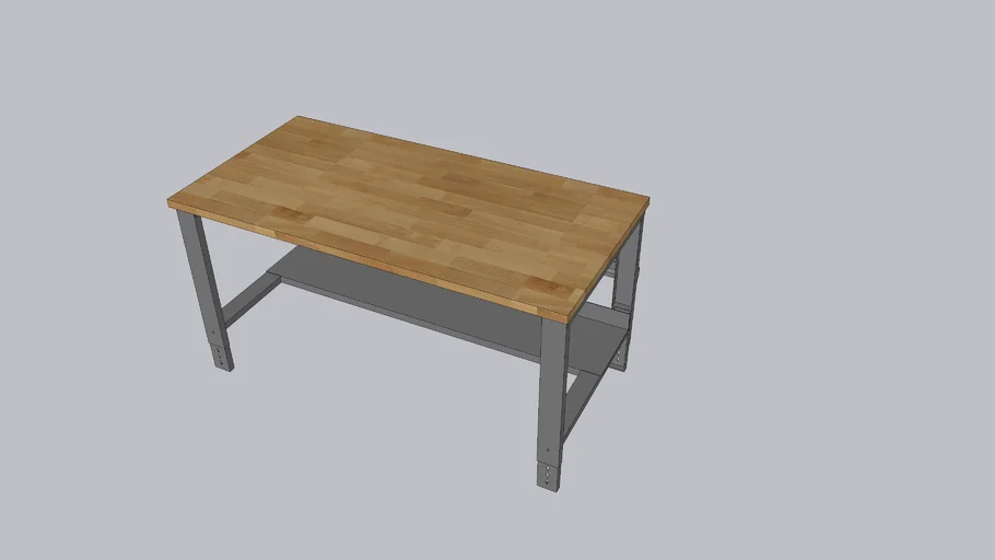 Idustrial Packing Table - 72" x 36", Composite Wood Top