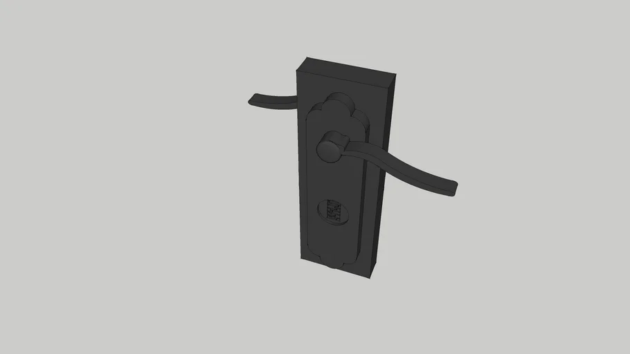 wrought iron gate lock