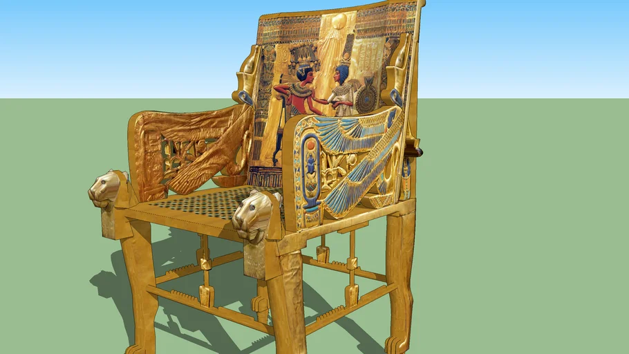 2015 model king tut+chair prop.skp