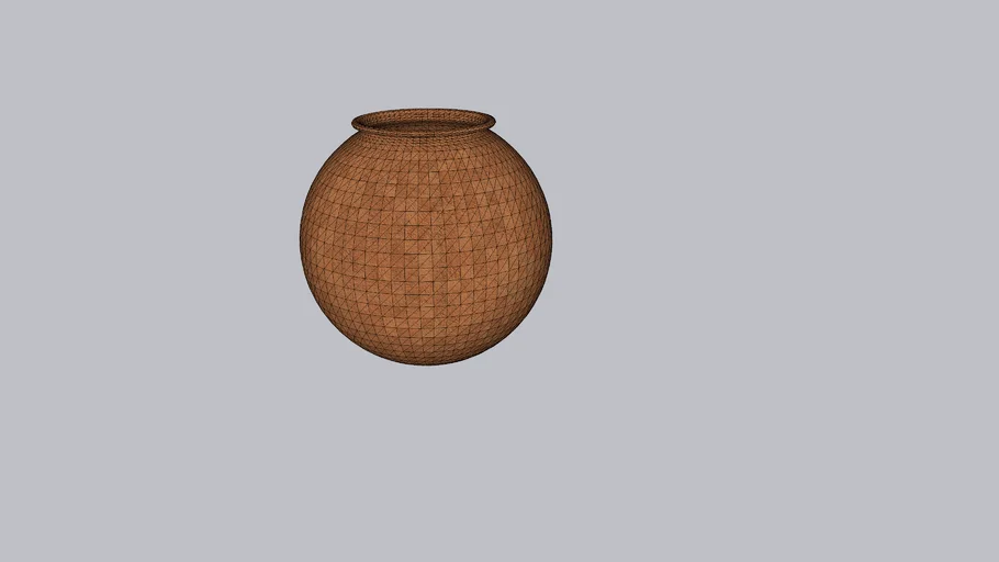 Love Birds Clay Pot