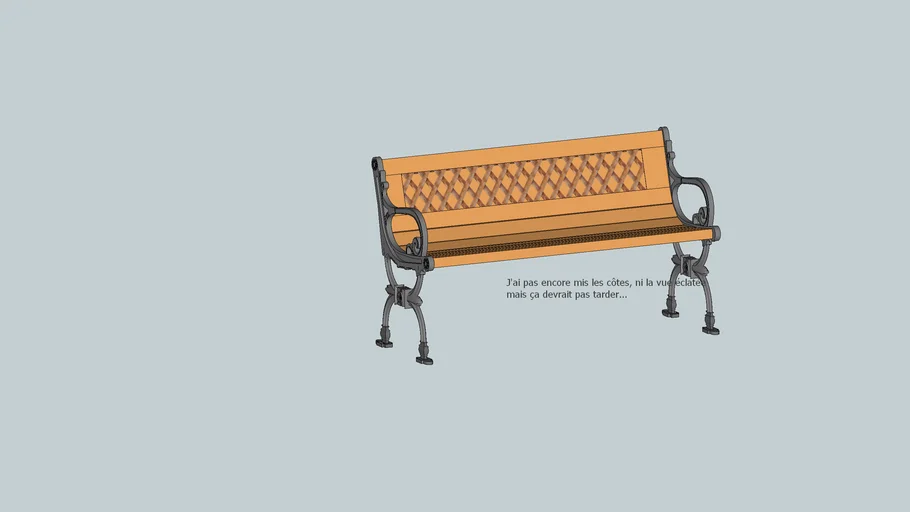 Banc de jardin