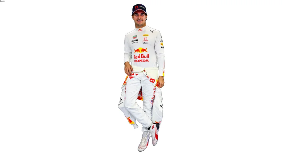 Checo Perez mono blanco