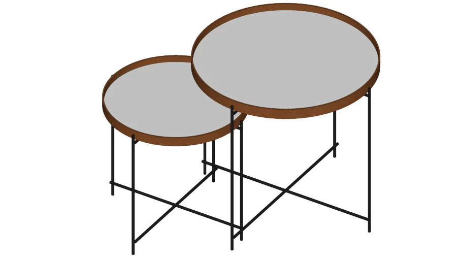 Conjunto mesa lateral redonda tamy