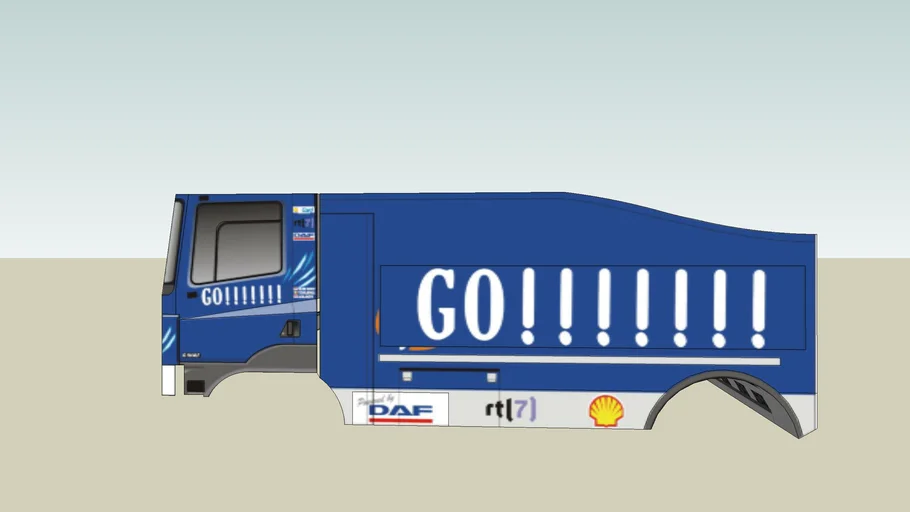 Daf dakar rally truck