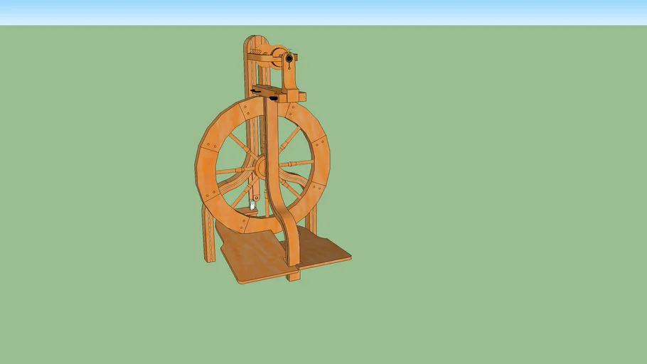 Castle Spinning Wheel