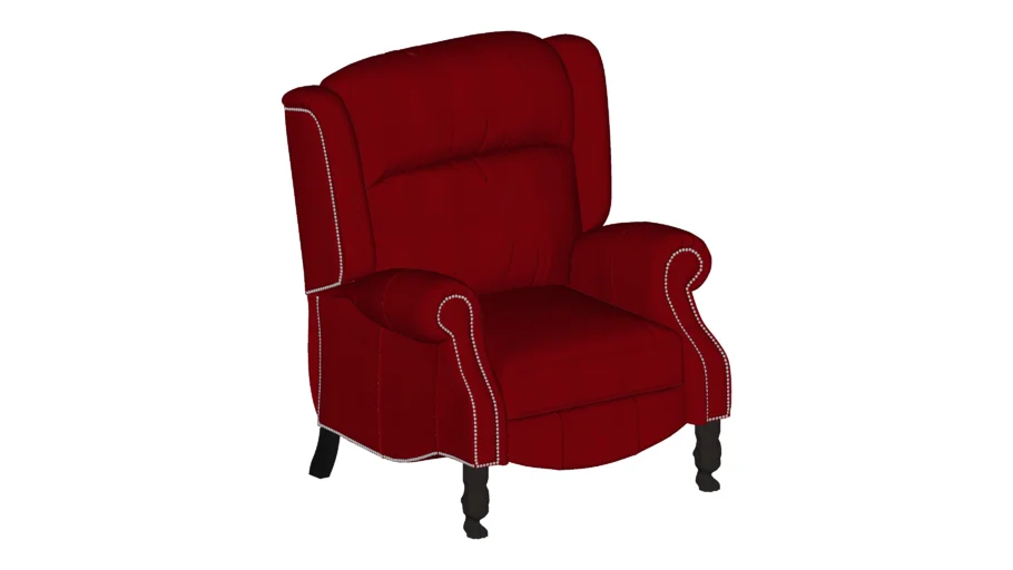 King Recliner Red Chair