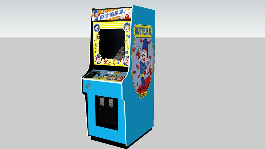 Fix It Felix Jr arcade game - Model - 3D Warehouse