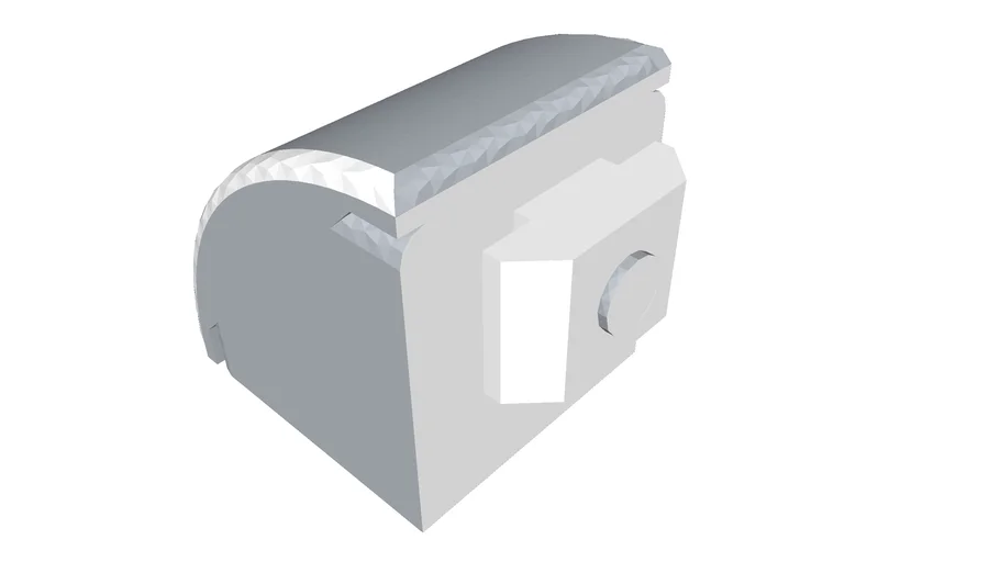 20x20 Gusset with fasteners and cap - designLINE - 3842538707
