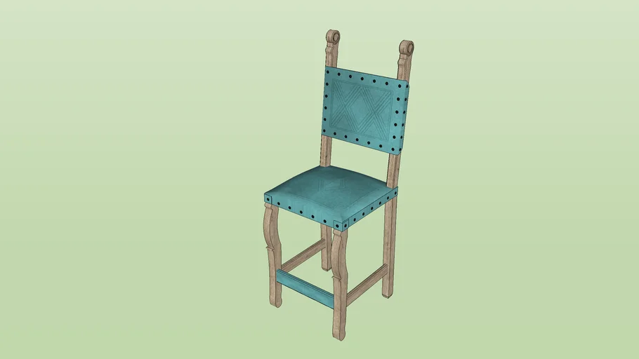 Spanish Colonial Barstool 02