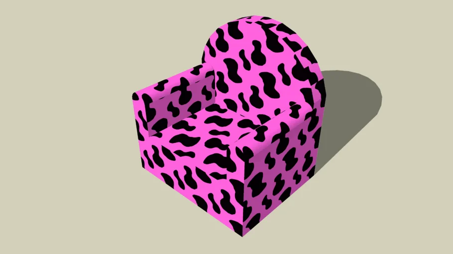 cow pink chair