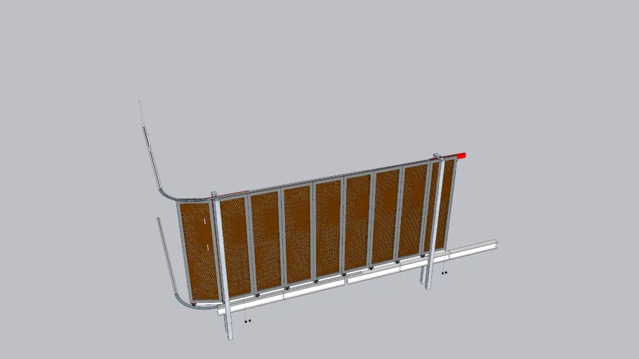 Curved Sliding Gate