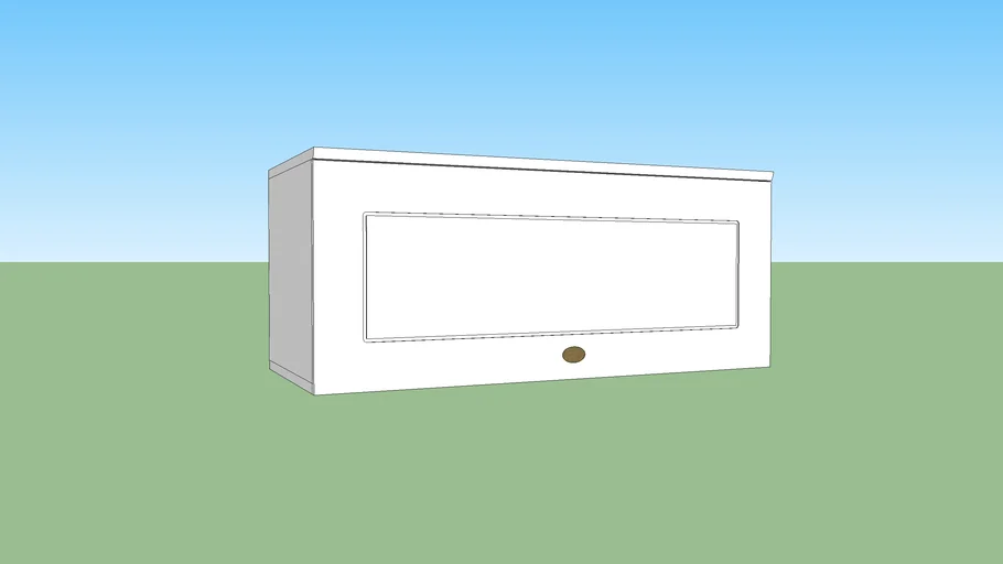 Armário Aéreo 1 Porta Basculante Henn Americana