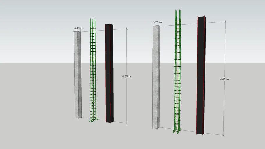 เสา0.20x0.20 +เหล็ก