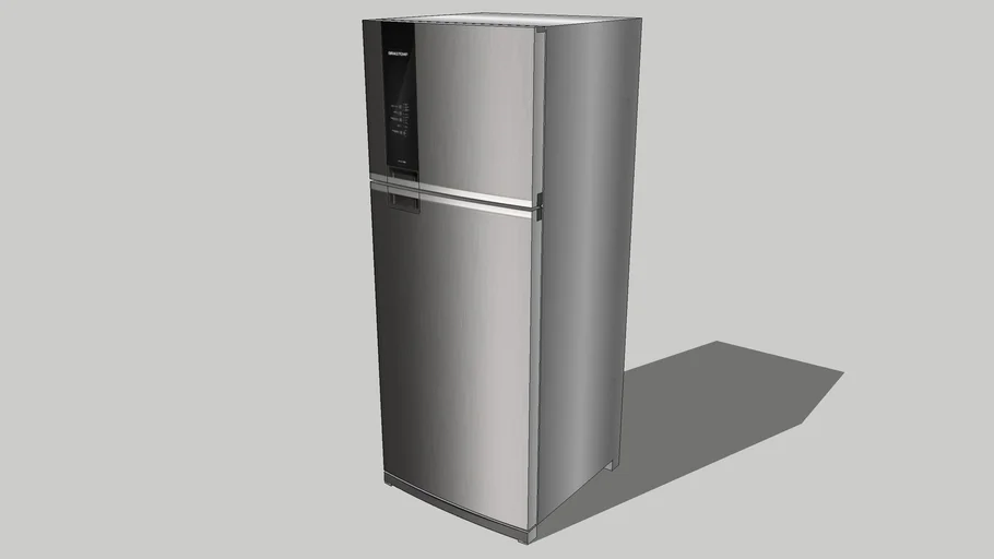 Brastemp Frost Free Duplex 2 Portas BRM56AK 462 Litros Inox