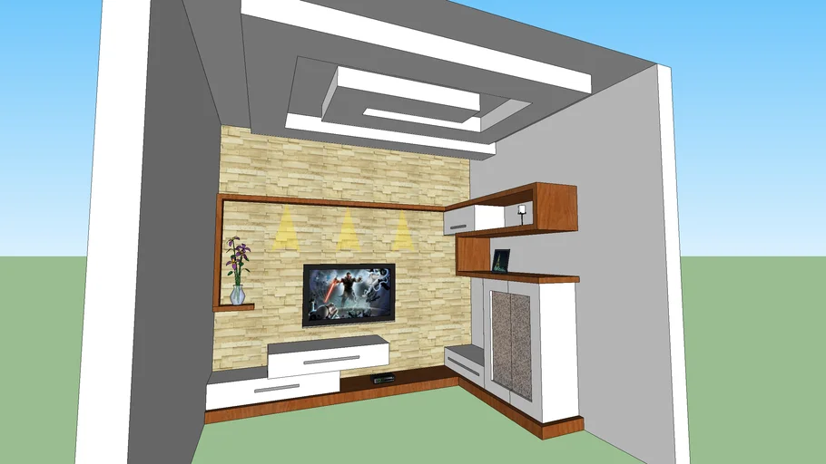 DESIGNER TV UNIT | 3D Warehouse