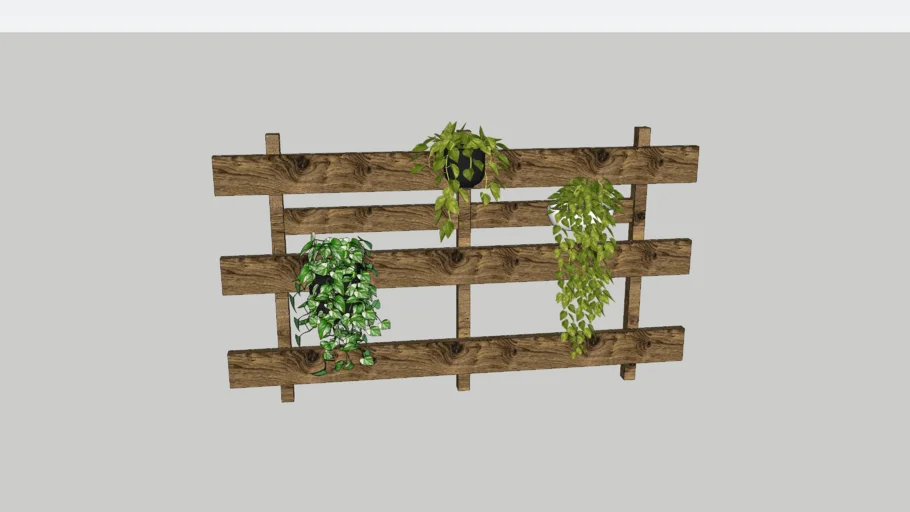 Palette Wall Plant