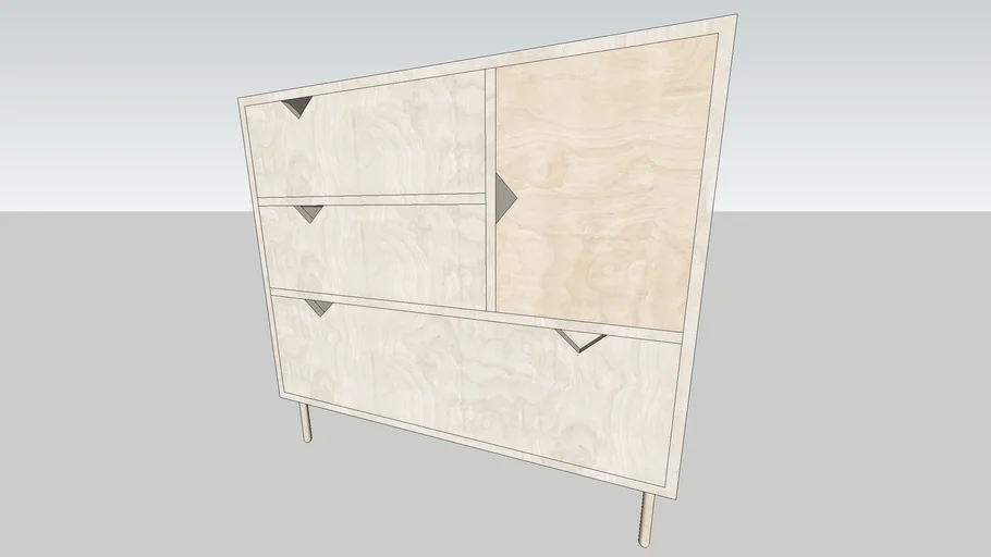 PRZEWIJAK KOMODA WOOD LUCK