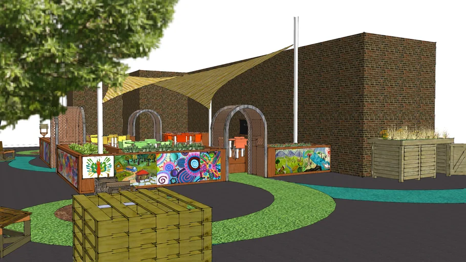 Outdoor teaching area