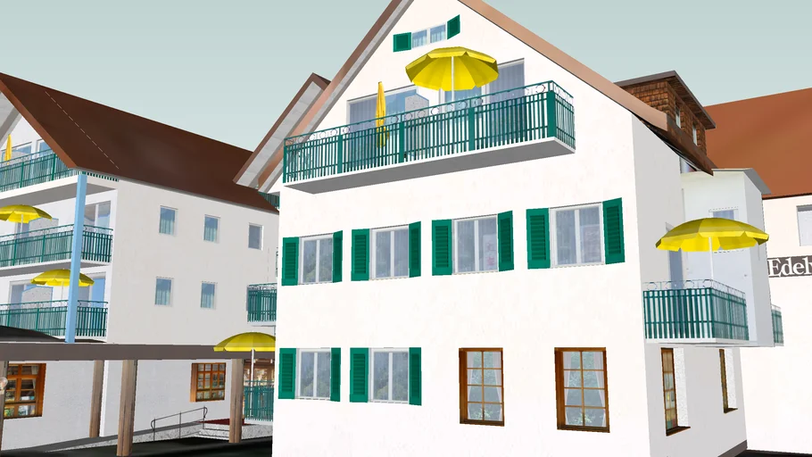 Das Hotel Edelweiss in Bad Wörishofen (New brilliant rooftexture)