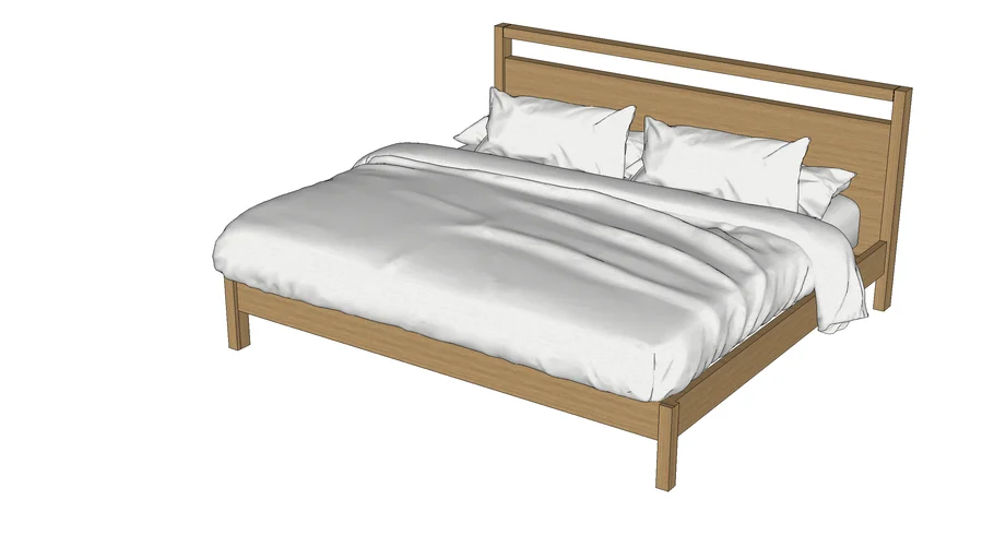 Wood Platform Bed - Pottery Barn