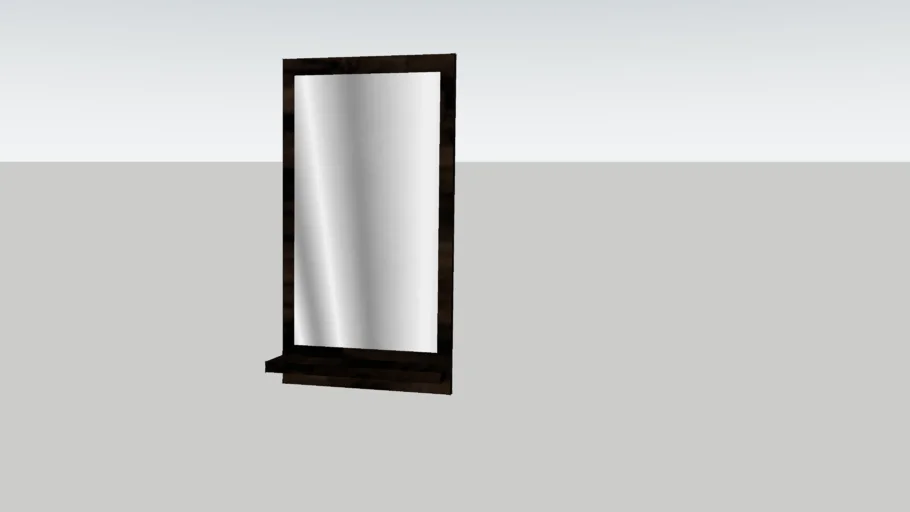 Mirror w/ Shelf