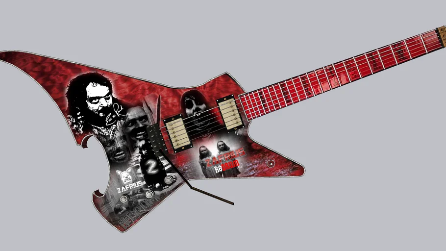 ZAFRIUS RASNAKE Signature Guitar -REDRUM Edition