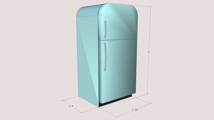 Vintage Refrigerator