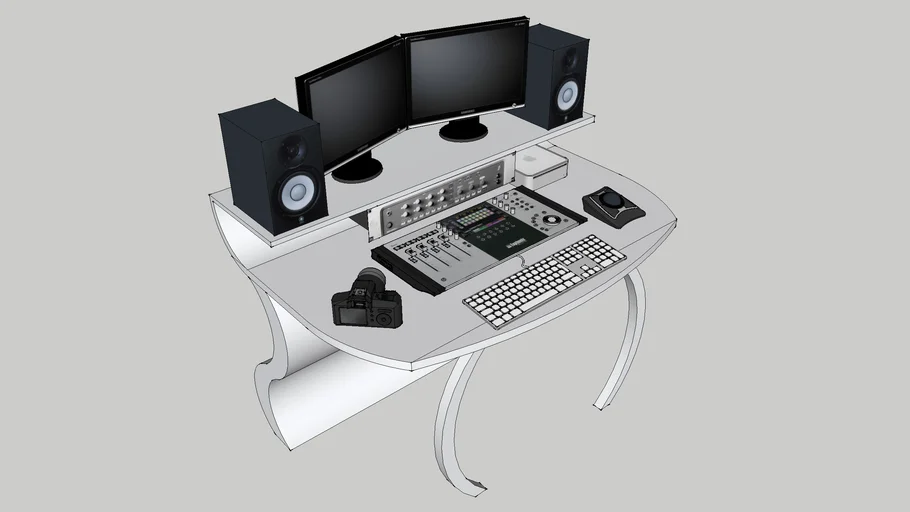 Post-Prod Desk Set up