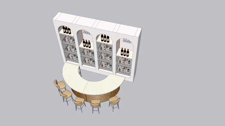 Home bar counter