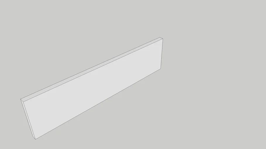 Standard Kitchen Parts - Plinth - 18x600x150mm