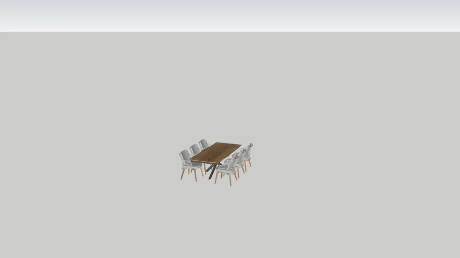 4 Seasons Outdoor table with chairs 