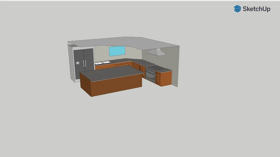 basic kitchen idea | 3D Warehouse