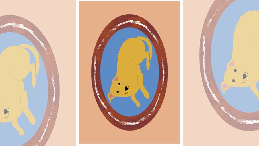 Pôster Infantil - Cachorro Caramelo