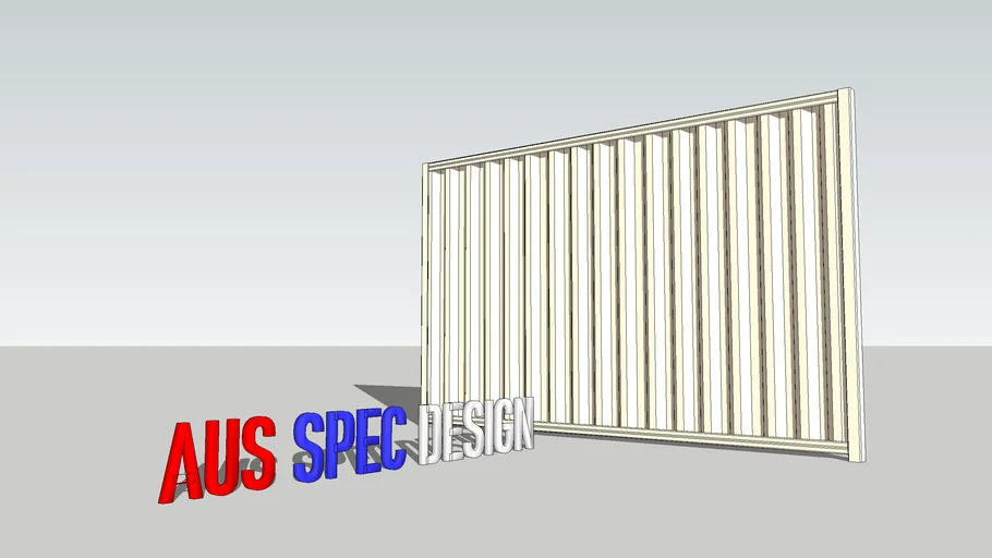 ColourBond Style Metal Fence