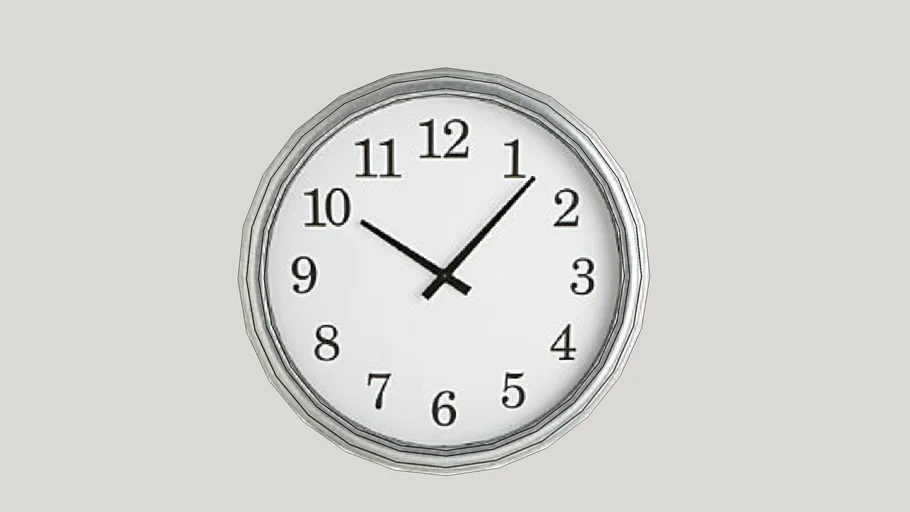 12 a.m. to 12 p.m. Clock