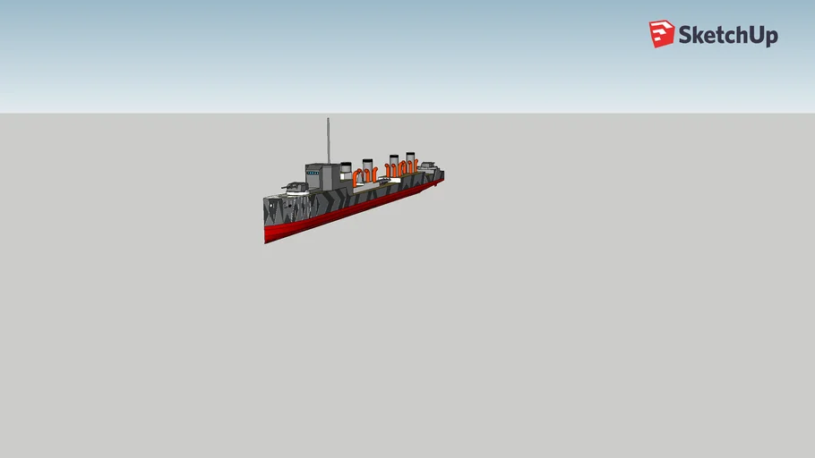 V-26 German Destroyer 