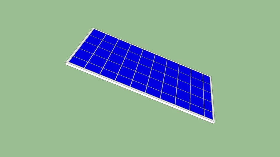 Solar module | 3D Warehouse