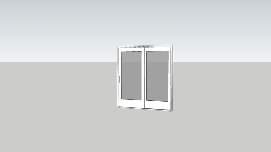 Sliding glass door