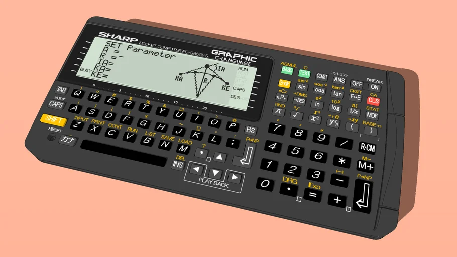 シャープ製ポケットコンピュータ PC-G850VS