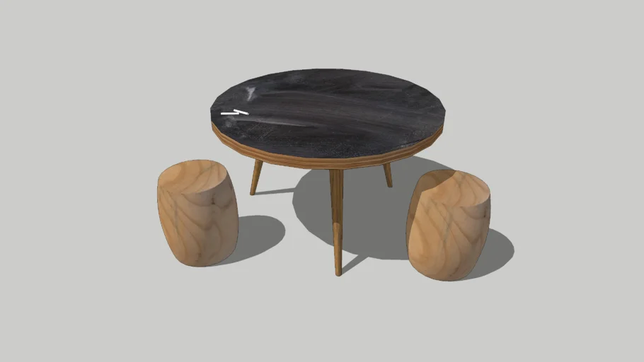 Chalkboard Table by Mark Tuckey