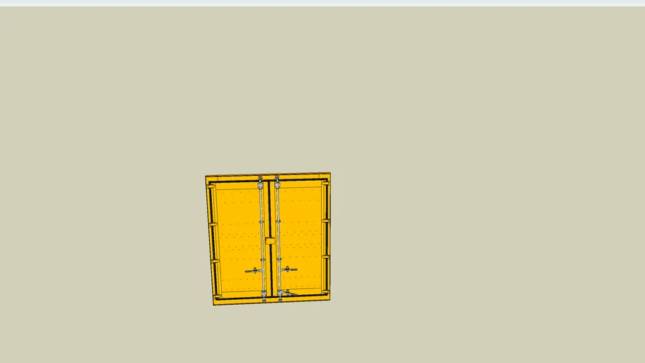 Container door | 3D Warehouse
