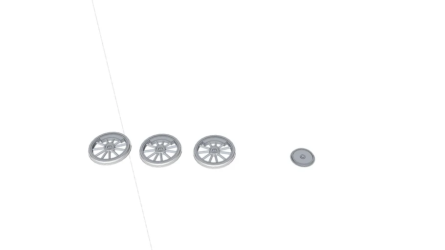 train drive wheels | 3D Warehouse