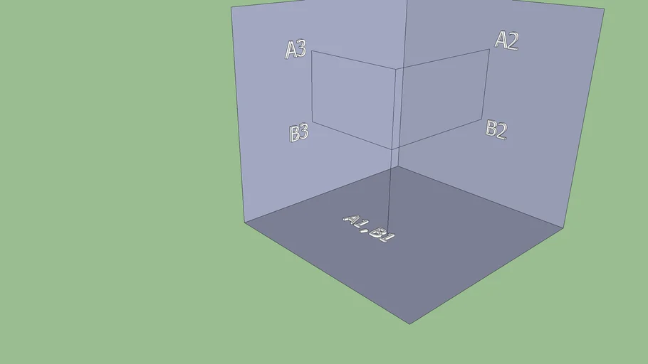 perpendicular on the horizontal plane
