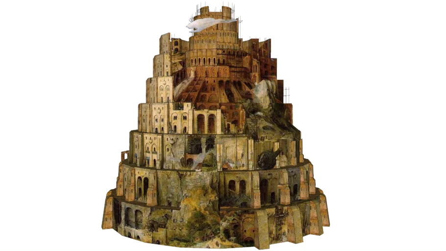 Tower/ Tour/ Torre de Babel