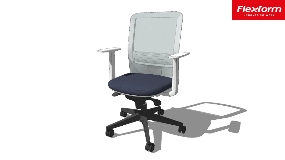 Flexform - Tecton - 027113 - Cadeira giratória