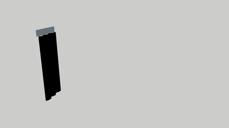 Black curtain with frame