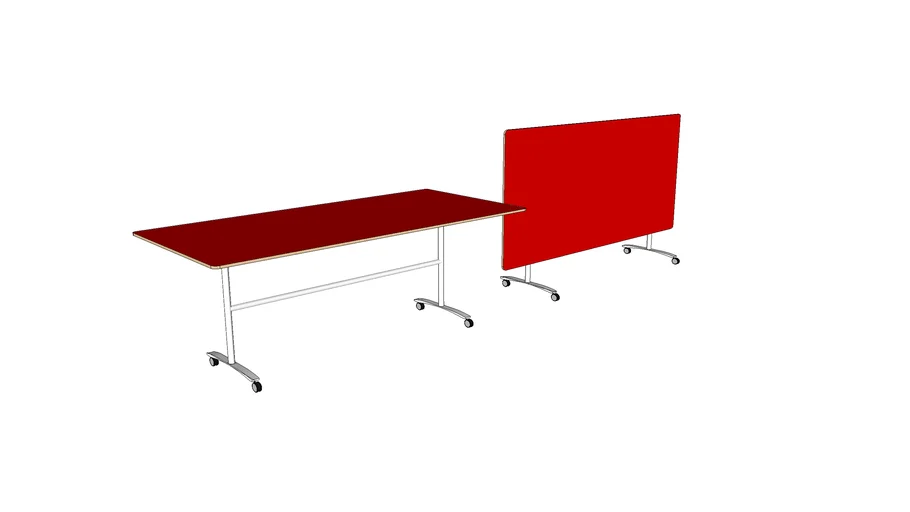 GUARDERÍAS_Mesa abatible 1500x700x520