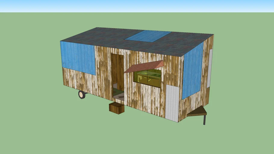 Dilapidated Trailer Home